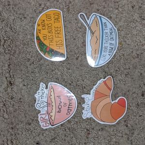 4 pack of stickers